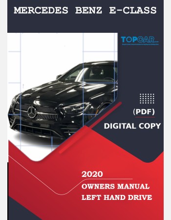 mercedes benz e class 2020 owners manual